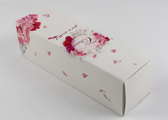 Durable Personalized Packaging Boxes , Recycled White Product Boxes With Pattern