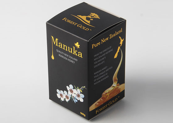 Gold Foil Hot Stamping Printed Packaging Boxes Duplex Board For Food Products