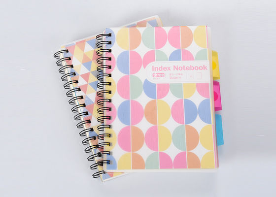 Colorful Plastic Hard Cover Notebook / Notepad Custom Logo For Business Gift