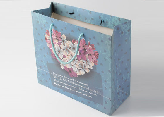 Business Eco Friendly Paper Shopping Bags Imprinted With Handle Shopping Bags