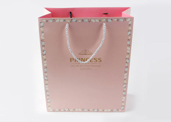 Luxury Gift Personalized Gift Bags , PP Handle Medium Size Cute Gift Bags