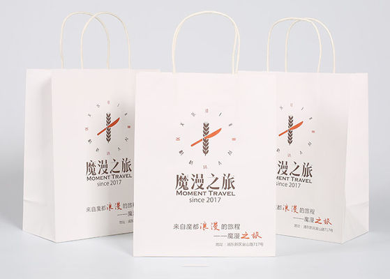 Creative Foldable 120GSM Gift Packing Bags Recycled Material And Cute Pattern