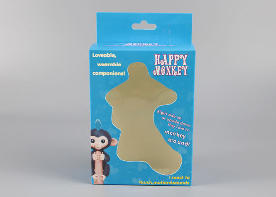 Glossy Lamination Printed Packaging Boxes Toys Packaging With Plastic Window
