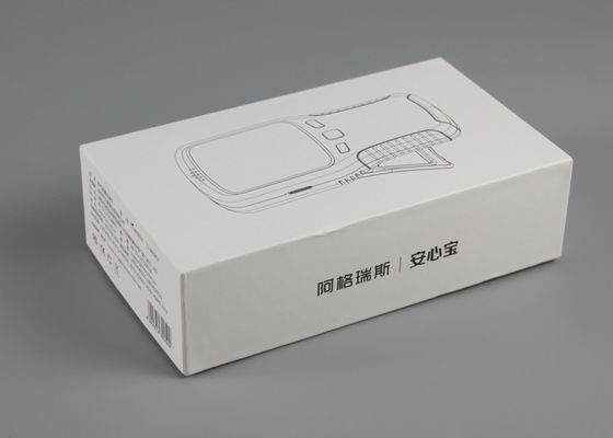White Paper Printed Packaging Boxes Laminated 75GSM Paper WIth Matte Finish