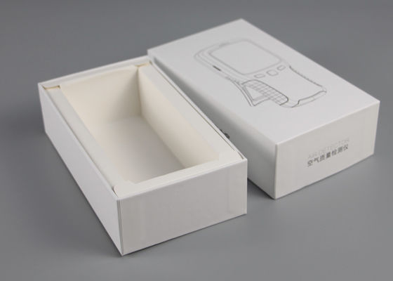 White Paper Printed Packaging Boxes Laminated 75GSM Paper WIth Matte Finish