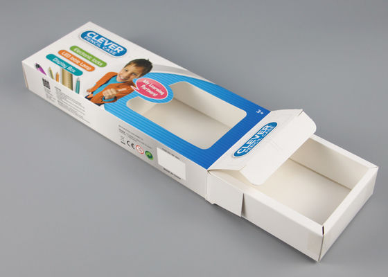Matte Ivory Board Square Product Packaging Boxes Flexor Printing WIth Plastic Window