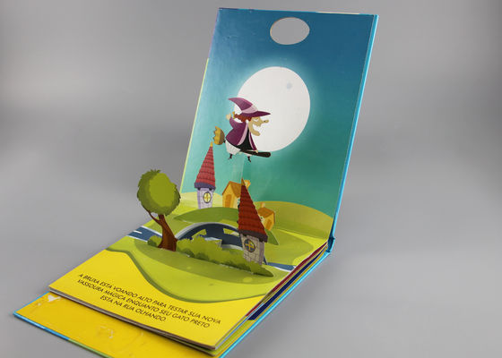 Casebound Seamless Binding Children Pop Up Books For 6 Year Old Children