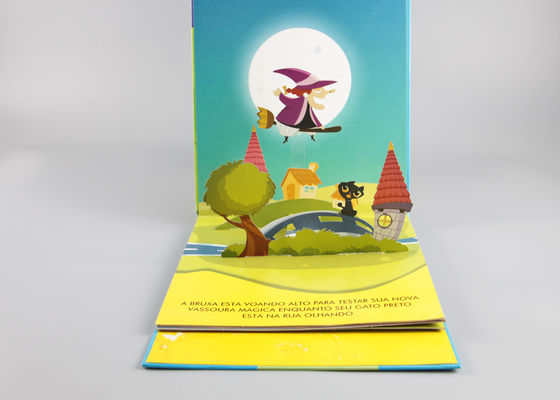 Casebound Seamless Binding Children Pop Up Books For 6 Year Old Children