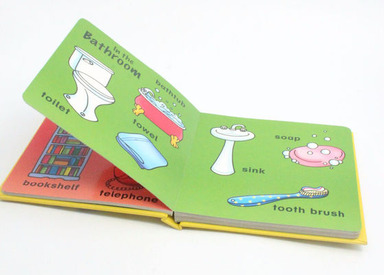 Matte Art Paper Cardboard Children'S Books With Perfect Binding And Silver Foil