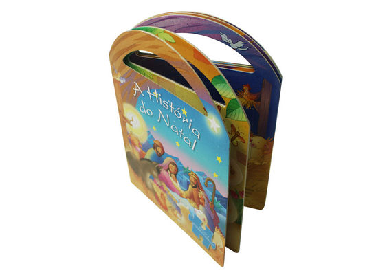 Glossy Finishing Childrens Board Books Hard Cover Binding And Unique Shape
