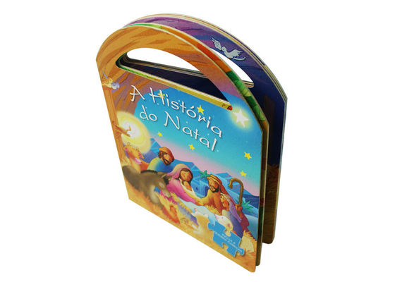 Glossy Finishing Childrens Board Books Hard Cover Binding And Unique Shape