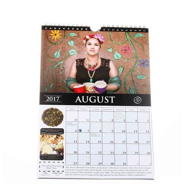 Unique Fashion Giant Monthly Wall Calendar Coated Paper With Hanger