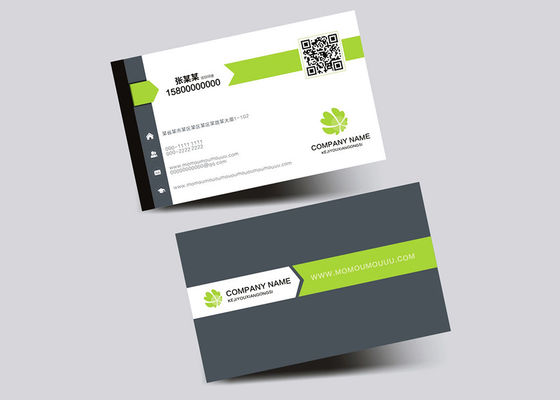 Flexor Printing Personal Calling Cards , PVC Material Professional Visiting Card