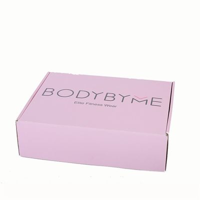 4C Offset Gift Packaging Boxes Pink 157gsm Paperboard CMYK For Clothes