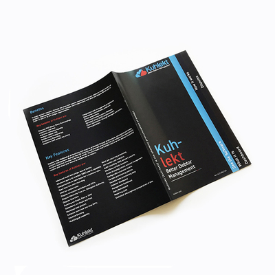 Leaflet Booklets Brochure Printing Services Saddle Stitching 4C Offset
