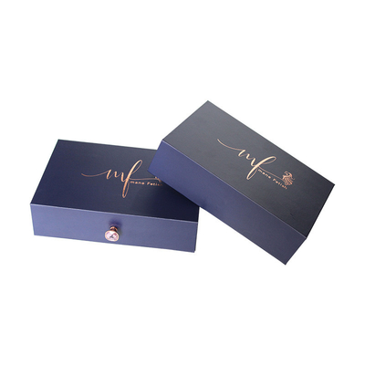 CCNB Folding Cardboard Gift Boxes Gold Foil 1200gsm For Wig Packaging