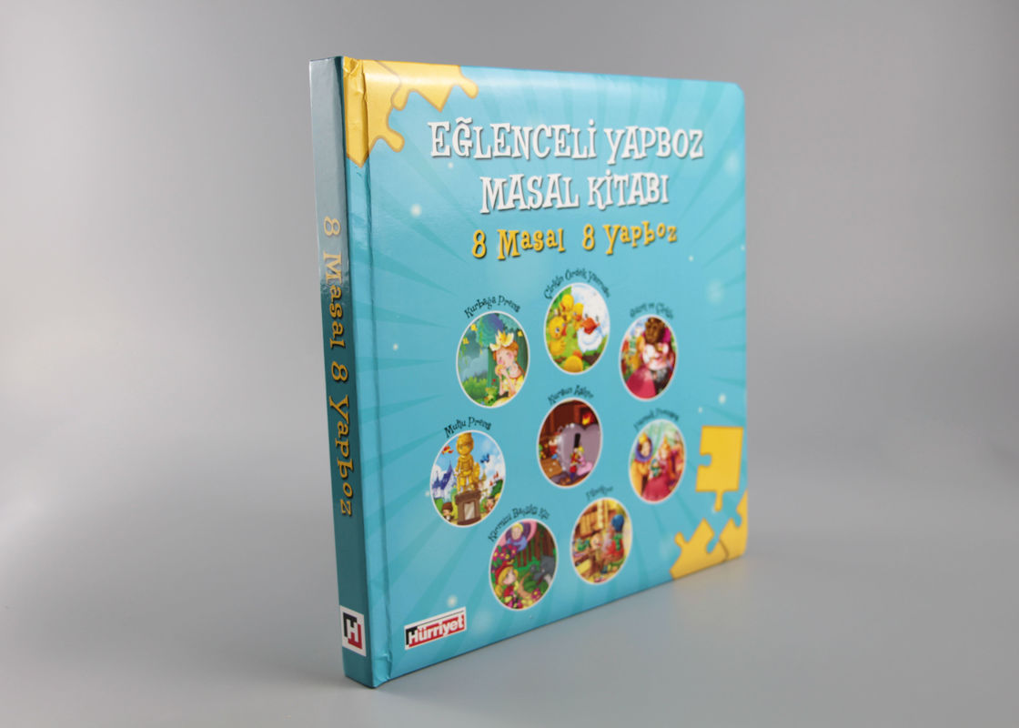Soft Foam Front Cover Personalized Board Books Custom Pattern And Size For Kids