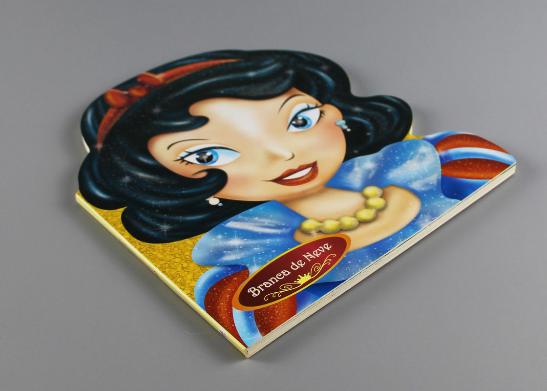 Glitter Seamless Binding Classic Baby Board Books  With Cartoon Pattern