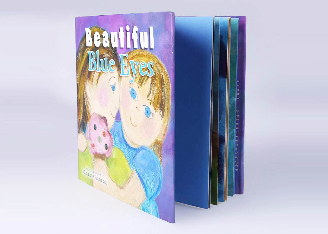 Coloful Fairy Tale Hardcover Children'S Books Coated Paper With Plastic Dust Jacket